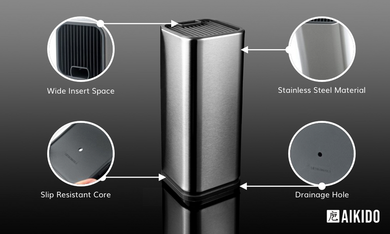 Load image into Gallery viewer, Yoki Stainless Steel Knife Holder (Open Box)