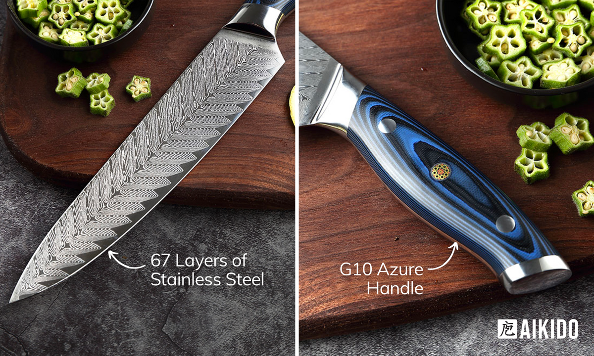Kurashikku 8-inch Chef Knife – Aikido Steel