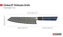 Load image into Gallery viewer, Ginkai 8" Kiritsuke Knife