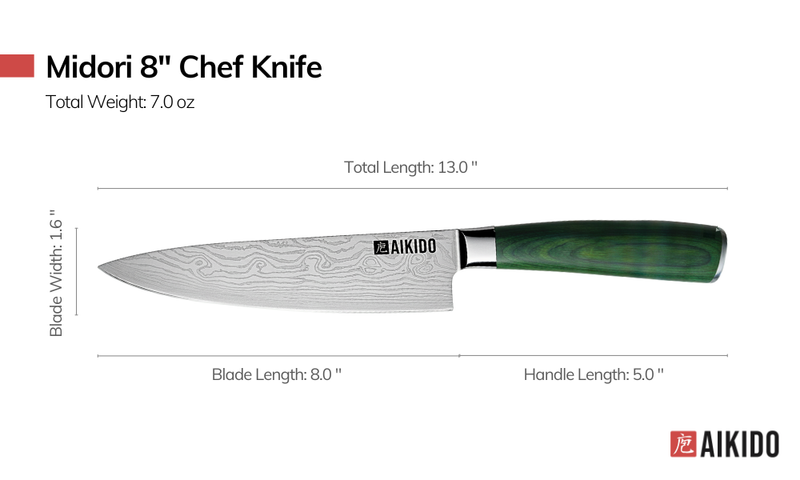 Load image into Gallery viewer, Midori 8" Chef Knife