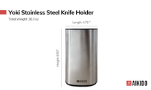 Load image into Gallery viewer, Yoki Stainless Steel Knife Holder