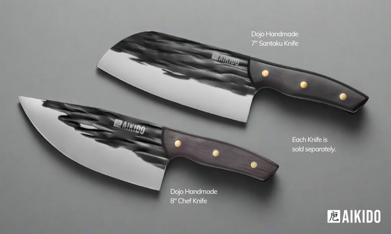 Load image into Gallery viewer, Dojo Handmade 7&quot; Santoku Knife