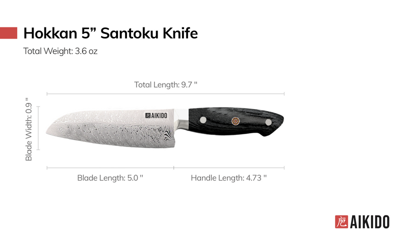 Load image into Gallery viewer, Hokkan 5-inch Santoku Knife