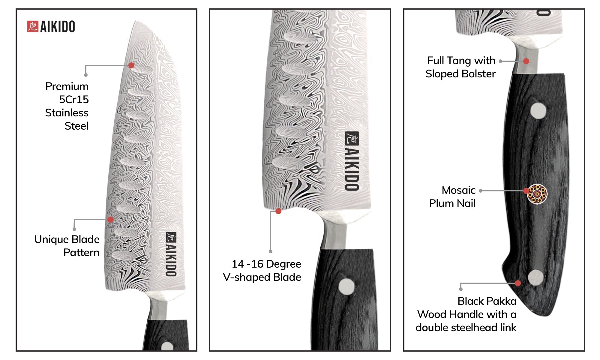 Signature 7-Piece Knife Set (Open Box) – Aikido Steel