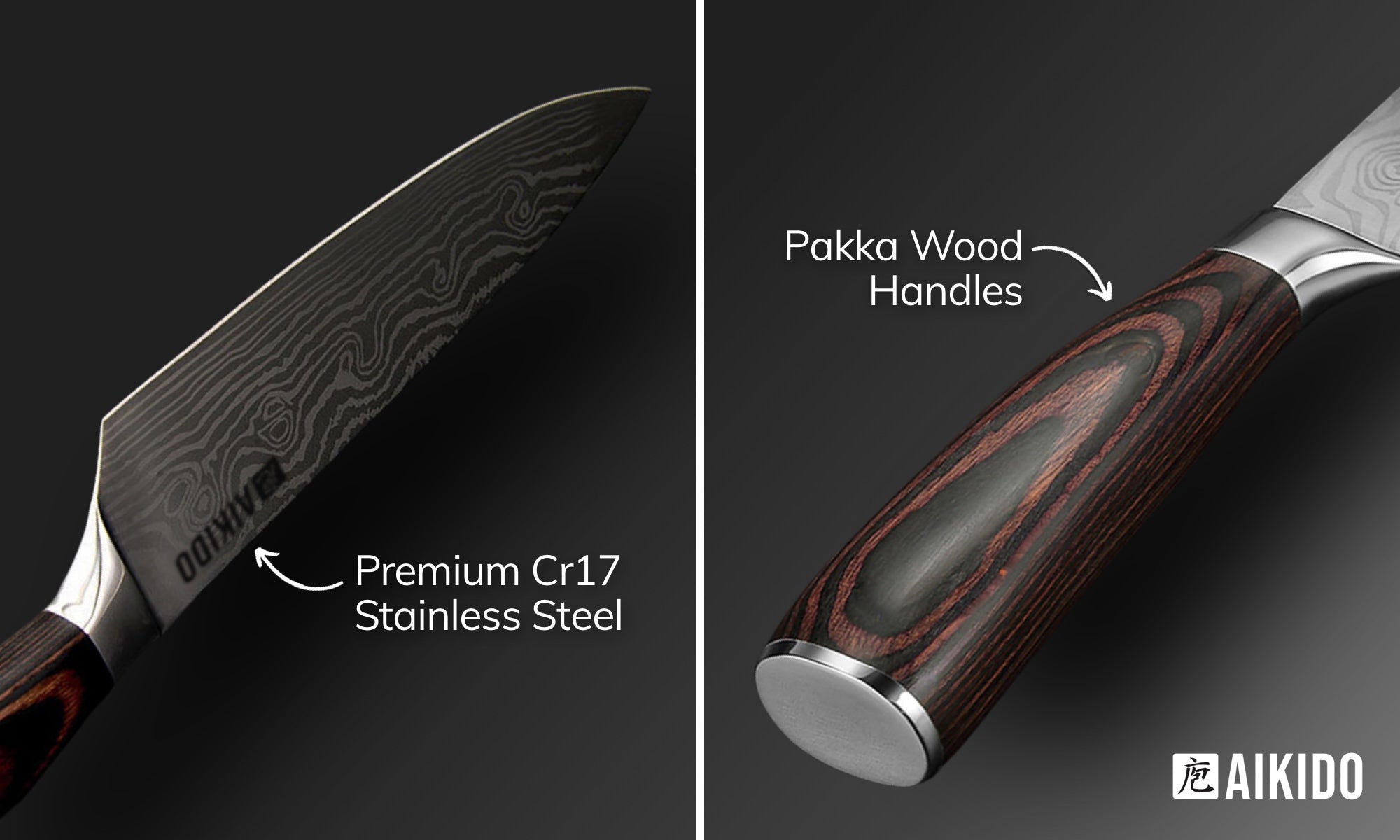 Signature 11-Piece Knife Set – Aikido Steel