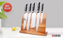 Load image into Gallery viewer, Horudo Acacia Wood Magnetic Knife Holder