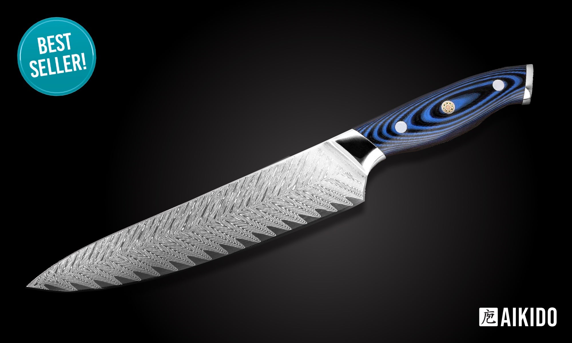 Chef Knife: Best Pro Quality 8 Inch Japanese AUS10 67-Layer High Carbon  Damascus