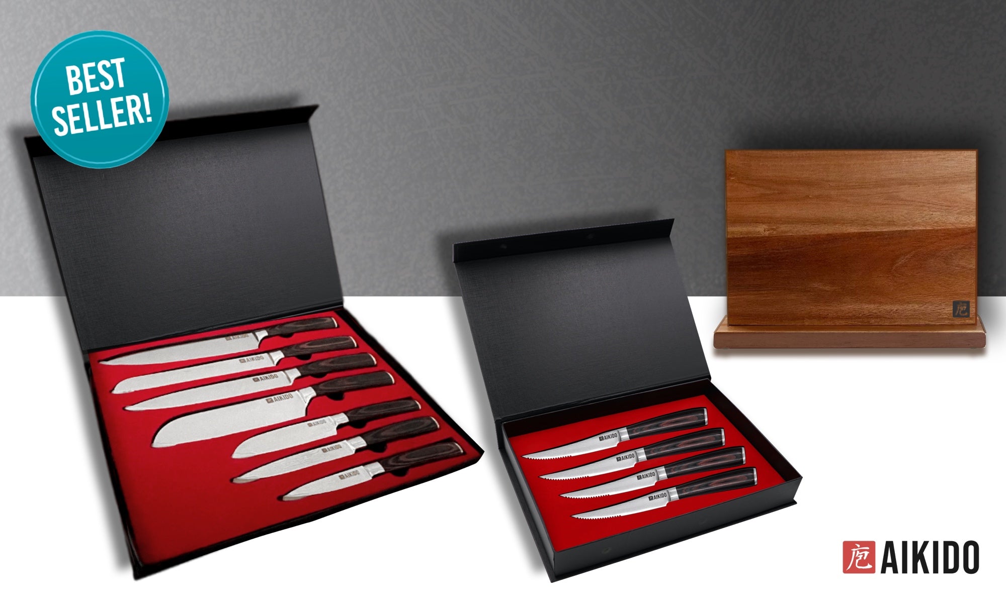 Signature 5-Piece Knife Set (Open Box) – Aikido Steel