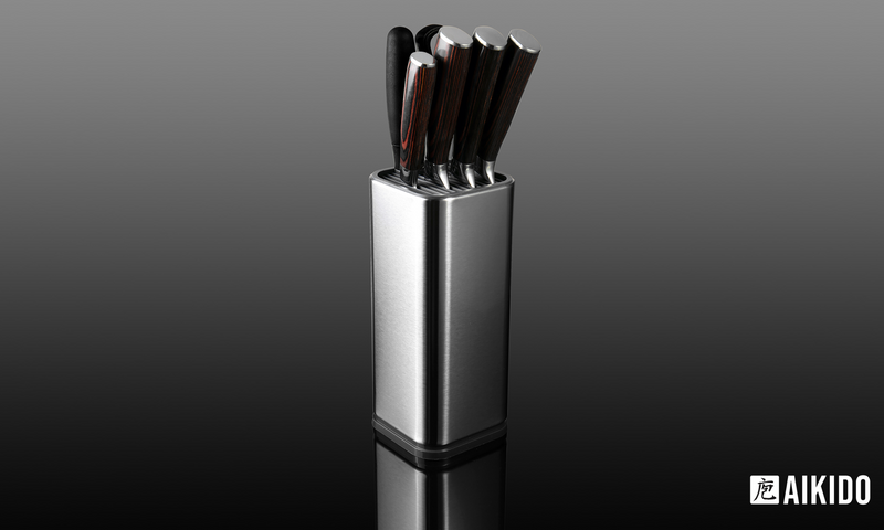 Load image into Gallery viewer, Yoki Stainless Steel Knife Holder (Open Box)