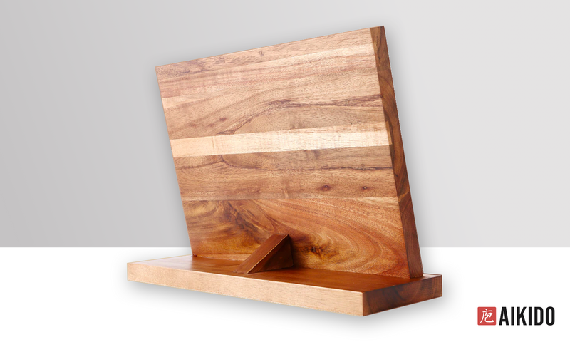 Load image into Gallery viewer, Horudo Acacia Wood Magnetic Knife Holder