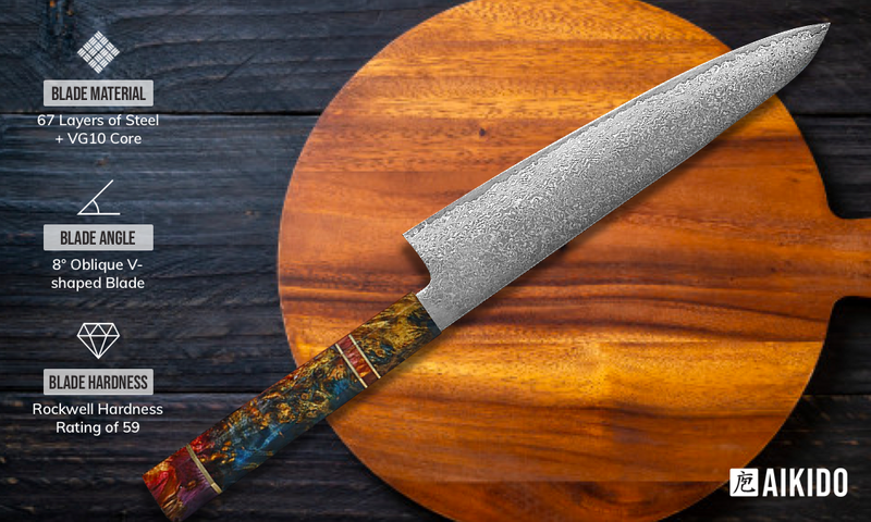 8 Chef Knife // Orange Handle