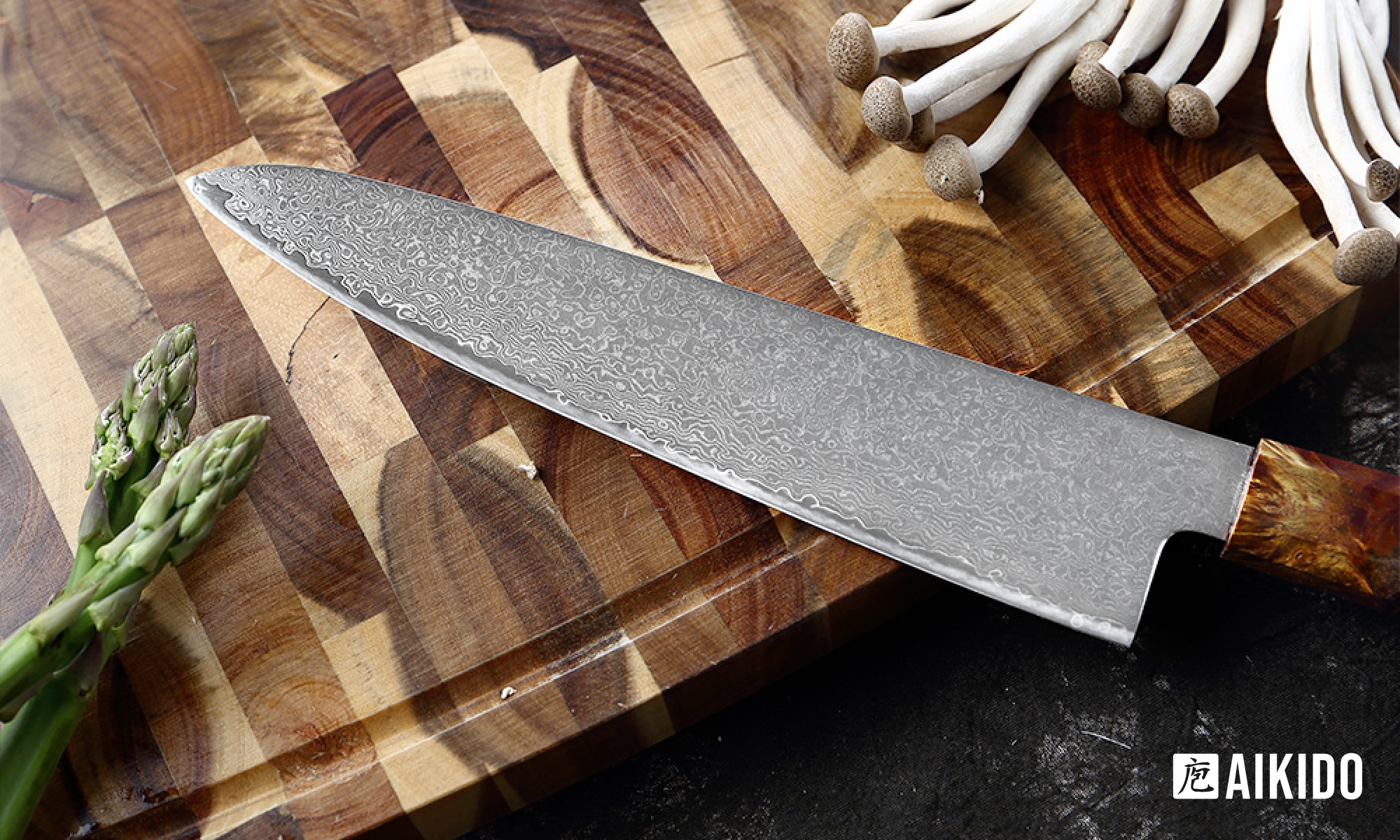 Aikido Steel  Professional Kitchen Knives 
