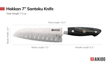 Load image into Gallery viewer, Hokkan 7-inch Santoku Knife
