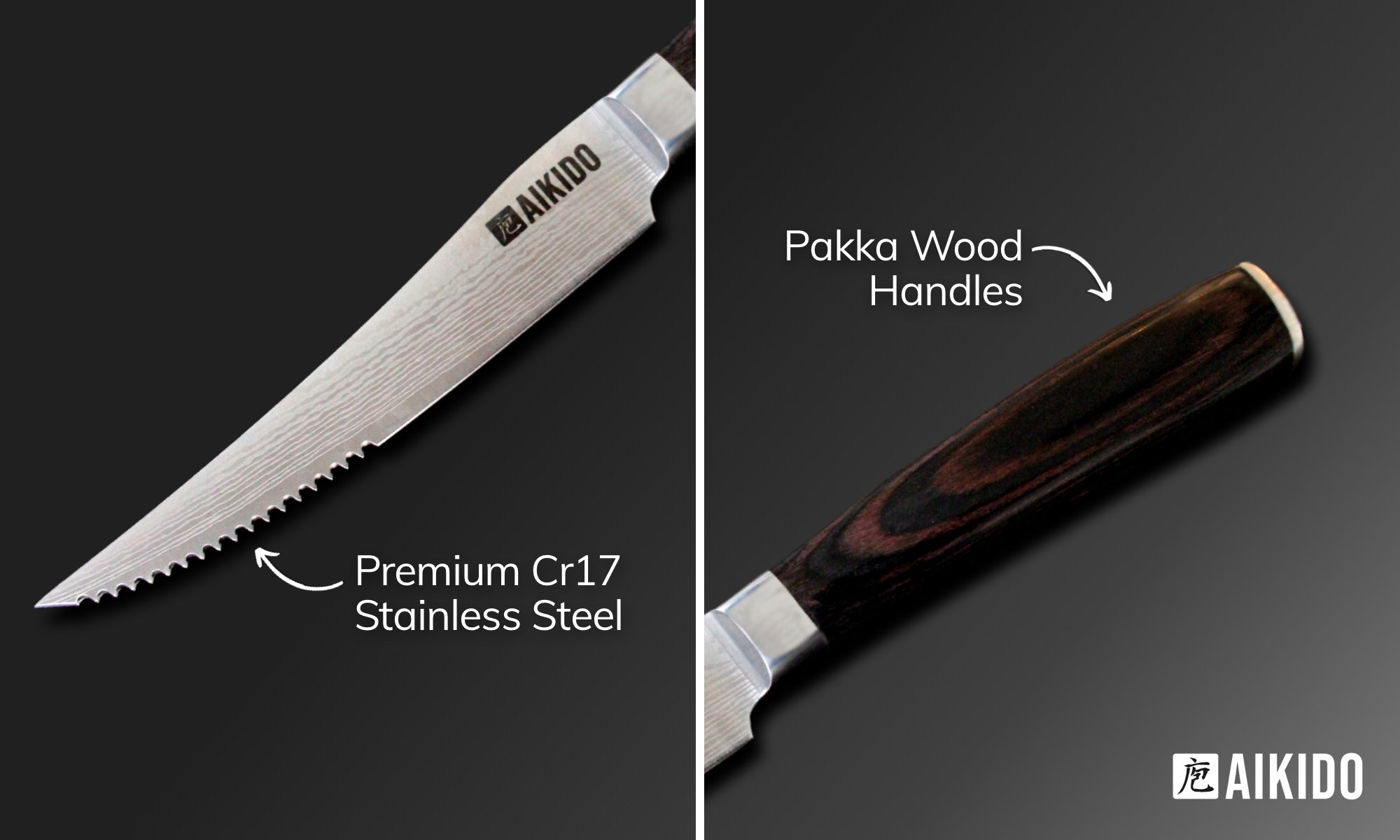 Aikido Steel: Signature 7-Piece Knife Set 