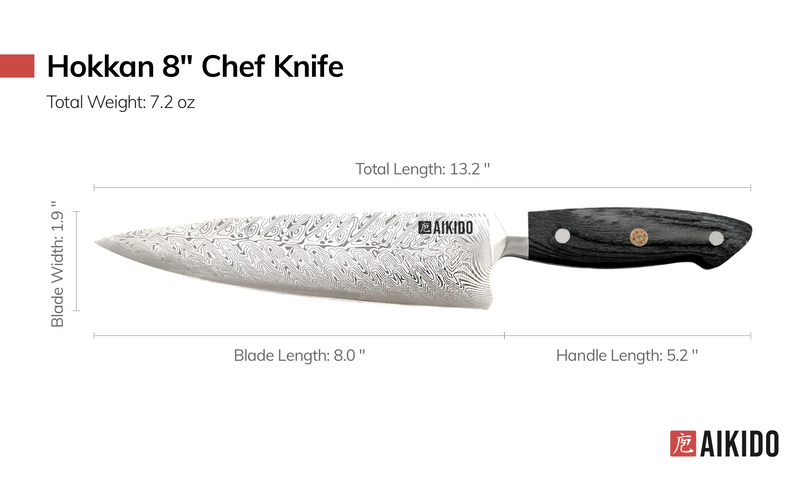 Load image into Gallery viewer, Hokkan 8-inch Chef Knife