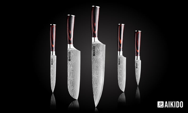 Signature 5-Piece Knife Set – Aikido Steel