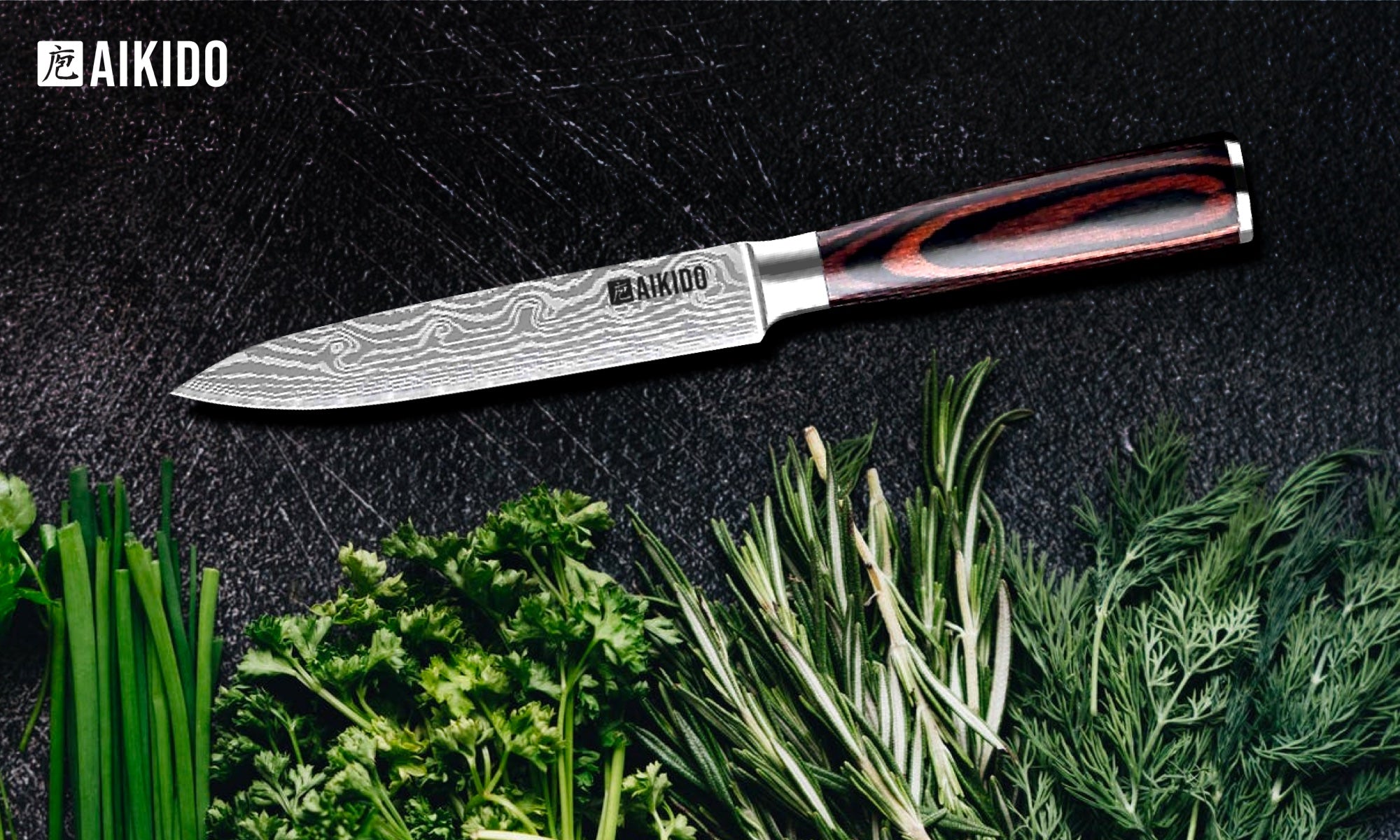Signature 7Piece Knife Set Aikido Steel
