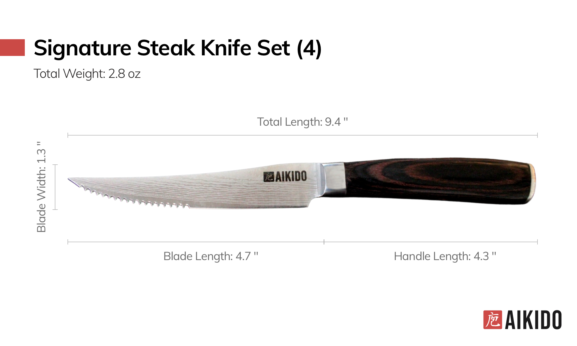 Aikido Knives Set